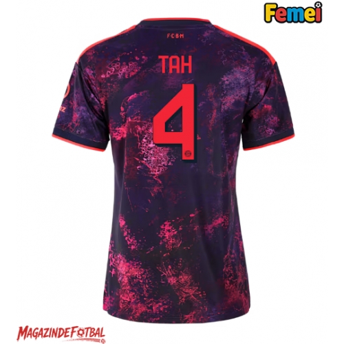 Bayern Munich Jonathan Tah #4 Tricou Fotbal Replică 2026-27 Femei Treilea Bayern Munich Jonathan Tah #4 Tricou Fotbal Replică 2026-27 Femei Treilea